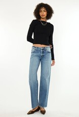 Miss Bliss KanCan Low Rise Baggy Straight-Dark