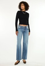 Miss Bliss KanCan Low Rise Baggy Straight-Dark