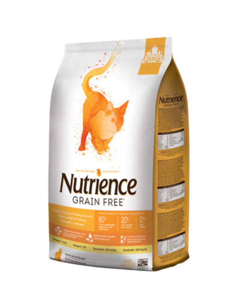 Nutrience Chat Sans Grains Poulet Dinde Et Harang 11lb Domaine Animal