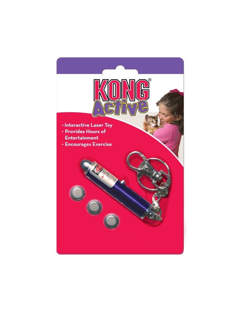 Kong Kong Active jouet laser mauve pour chats