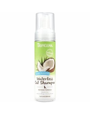 Tropiclean Tropiclean shampoing sans rinçage eau de coconut 220ml