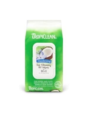 Tropiclean Tropiclean lingettes nettoyantes pour oreilles 50 unités