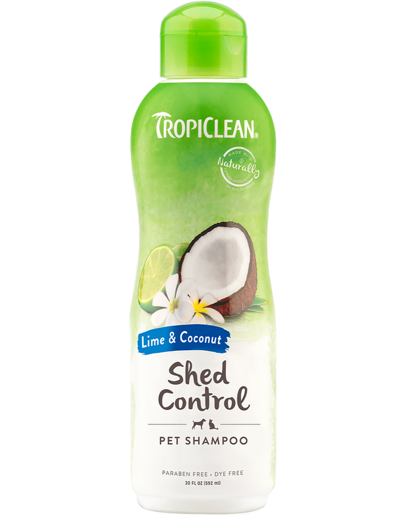 Tropiclean Tropiclean shampooing pour la mue lime et noix de coco 20oz