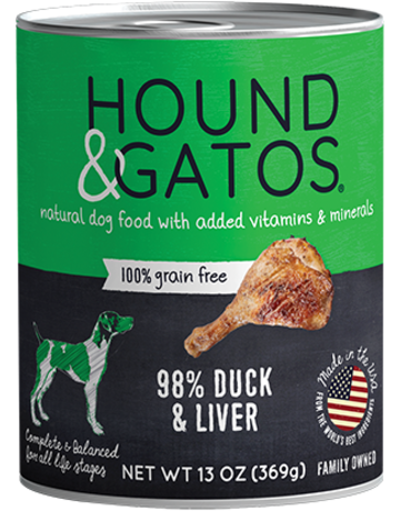 Hound&Gatos Hound&Gatos chien canard 13oz (12) .