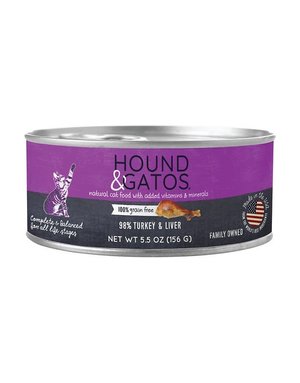 Hound&Gatos Hound&Gatos chat dinde 5.5oz (24)