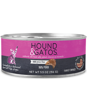 Hound&Gatos Hound&Gatos chat porc 5.5oz (24)