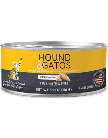 Hound&Gatos Hound&Gatos poulet 5.5oz (24) //