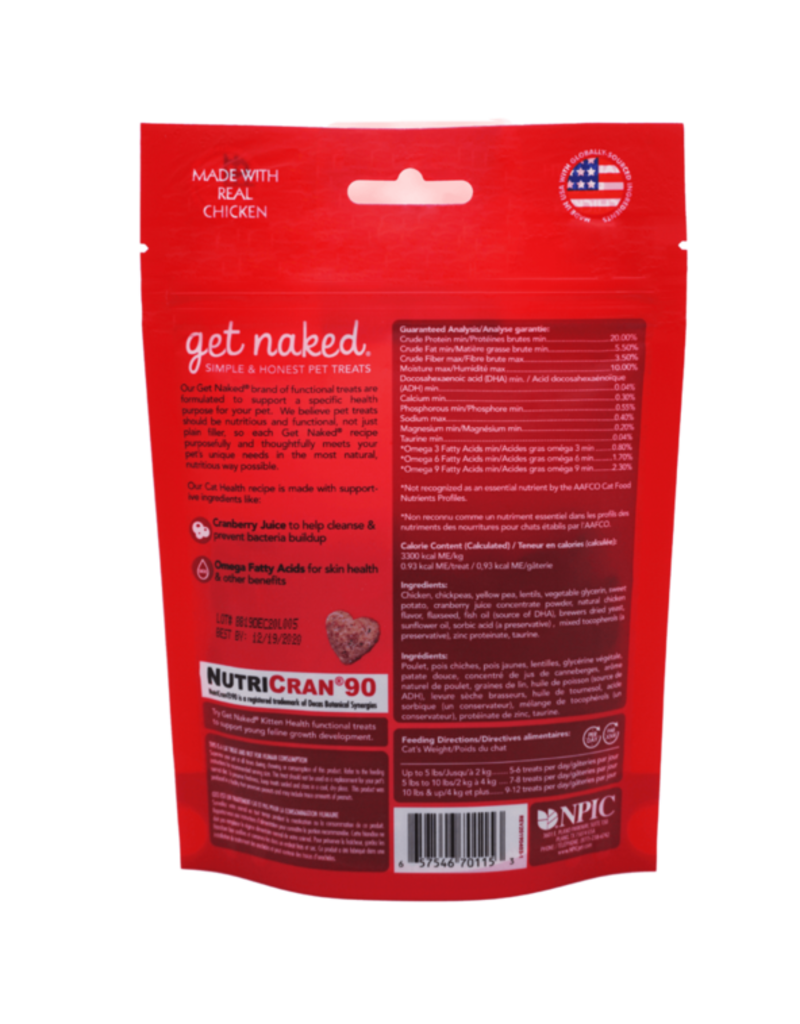 Get naked Get Naked chat gâteries à la canneberge 2.5 oz