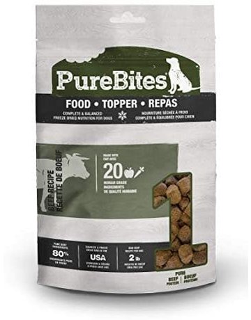 Purebites Purebites chien toppers au boeuf 283g