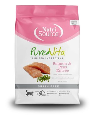 Purebites Pure Vita chat saumon et pois 6.8 kg -