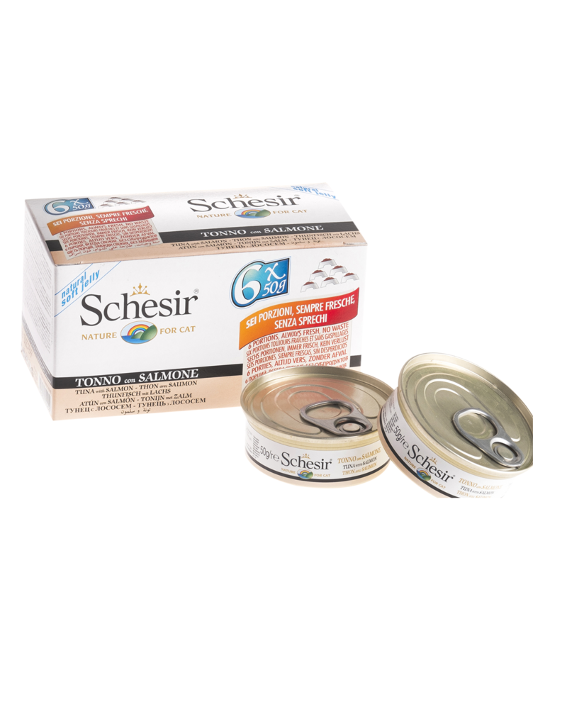 Schesir Schesir chat entrée thon et saumon 6x50g (8)