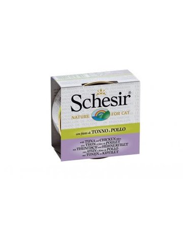 Schesir Schesir chat entrée au thon, poulet dans bouillon 70g (14)