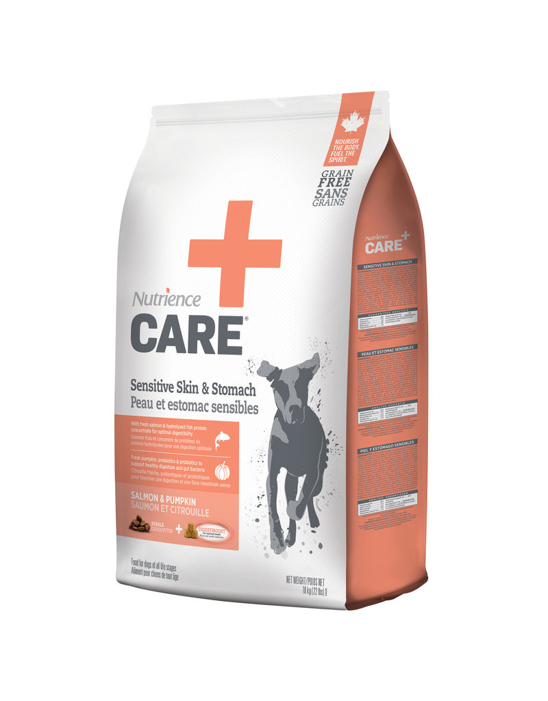 Nutrience Nutrience care+ chien peau et estomac sensible 22lb