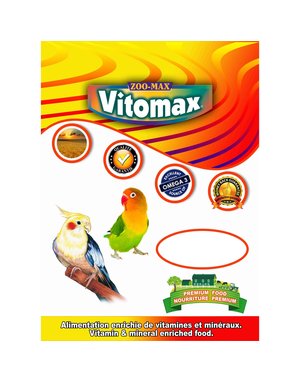 zoo max Zoomax Vitomax nourriture pour cockatiel et inséparable 2lb