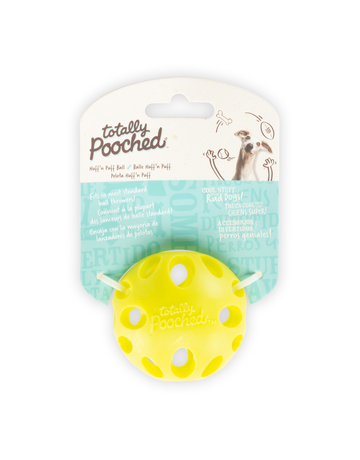 Messymutts Messy Mutts Totally Pooched balle Huff'n Puff 2,5'' vert