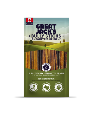 Canadian Jerky Canadien Jerky Great Jack's quéquettes de boeuf 5''-7''