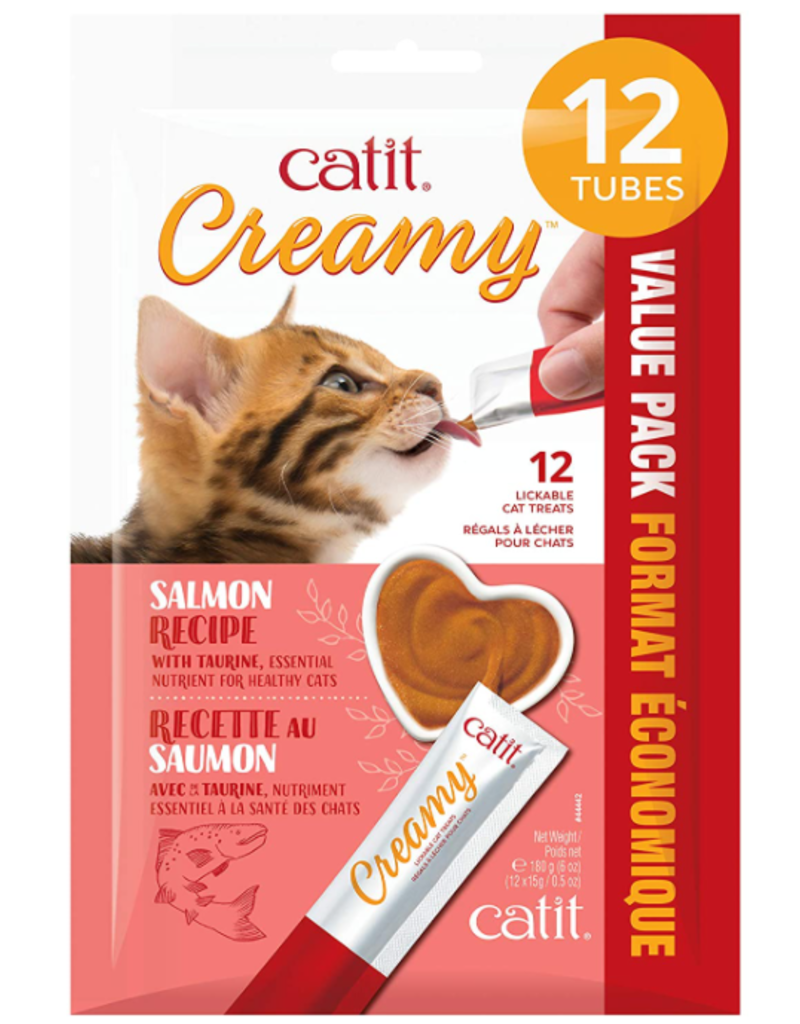 Catit Catit Creamy régal crémeux au saumon 12x15g (8)