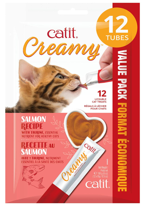 Catit Creamy – Régals Crémeux, Thon, Paquet De 12