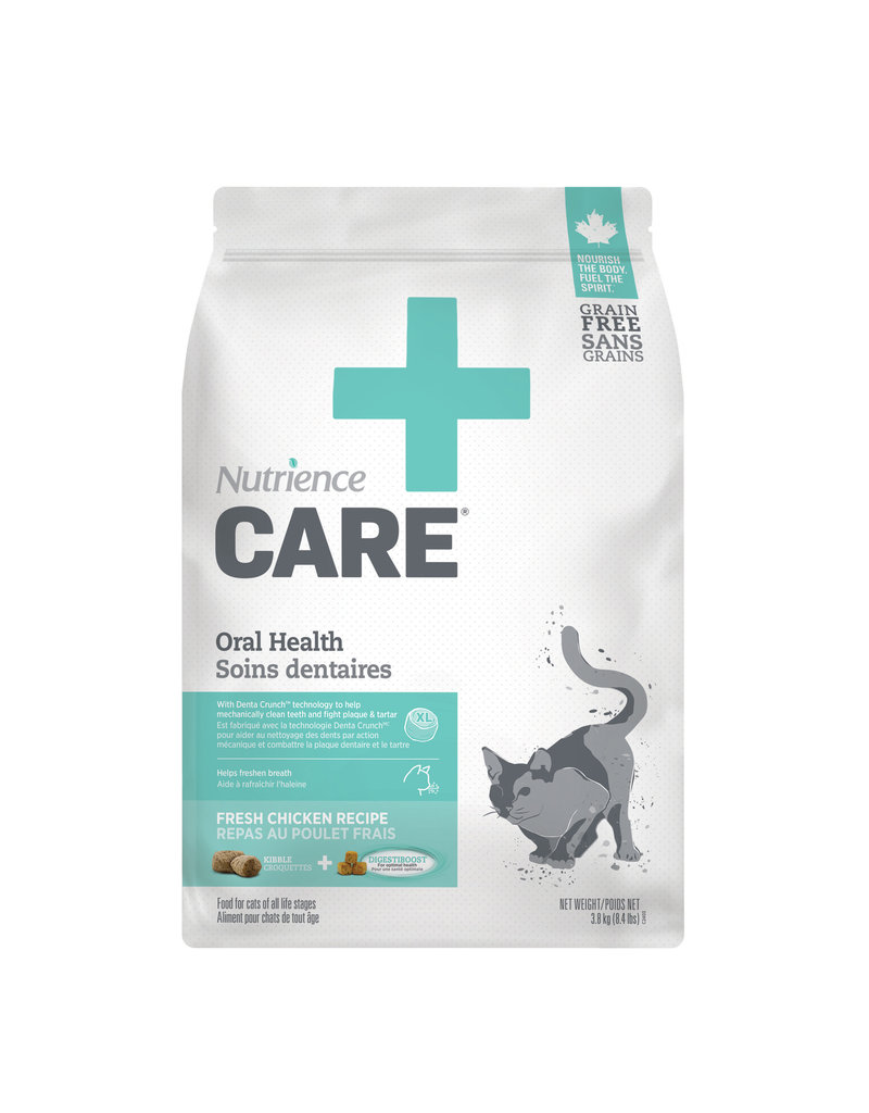 Nutrience Nutrience care+ chat soins dentaires 8.4lb