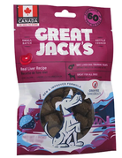 Canadian Jerky Canadian Great Jack's sans céréales foie réel pour chien 2oz//
