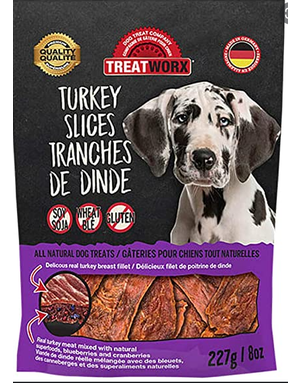 Treatworx Treatworx tranches de dinde  (+-12)