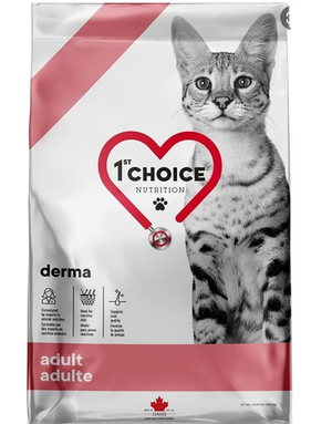 1st choice 1st Choice chat adulte derma 4.54 kg. DIS
