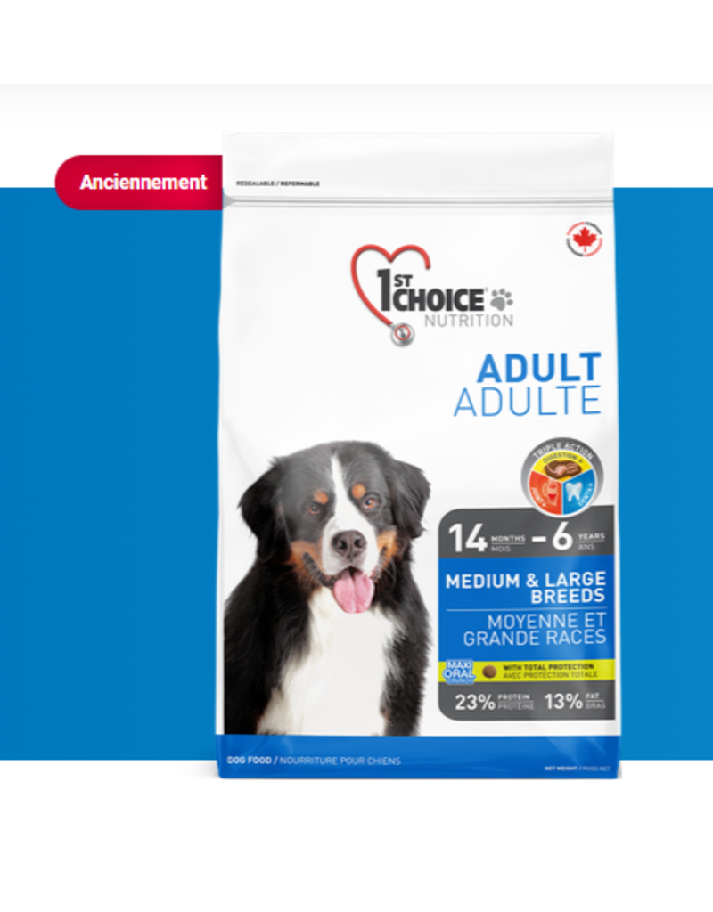 1st choice 1st Choice chien adulte moyenne et grande race 14 kg