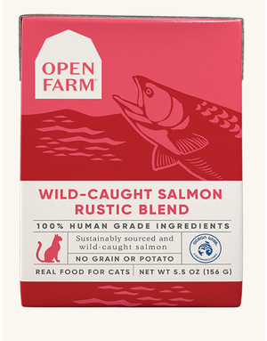 Open Farm Open Farm chat mélange saumon sauvage 156g (12)