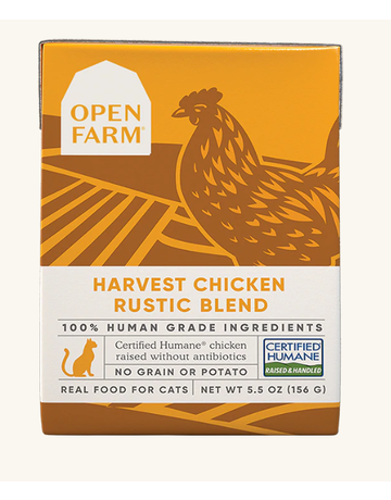 Open Farm Open Farm chat mélange au poulet 156 g (12)