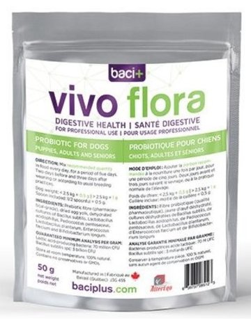 Baci+ Baci+ Vivo Flora probiotiques pour chien 50g