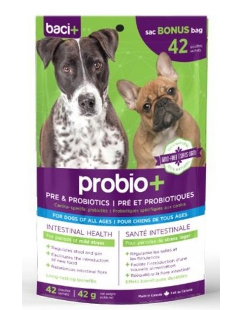 Baci+ Baci+ Probio+ pré et probiotiques pour chiens 42 sachets 1g
