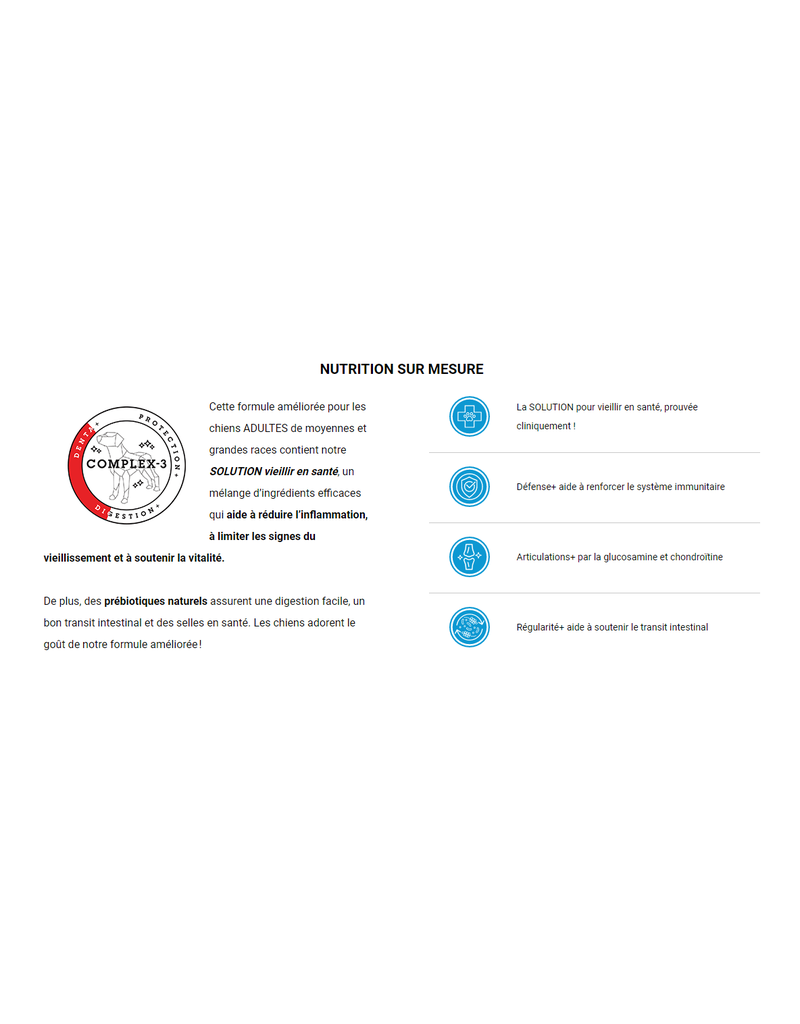 1st choice 1st Choice chien adulte moyenne et grande race 14 kg