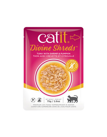 Catit Catit garniture pour chats thon, crevette & citrouille 75g (18) ===