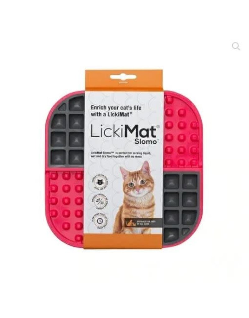 LickiMat LickiMat Slomo pour chat rouge