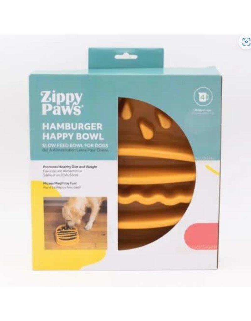 ZippyPaws Zippy Paws bol ralentisseur hamburger 10''