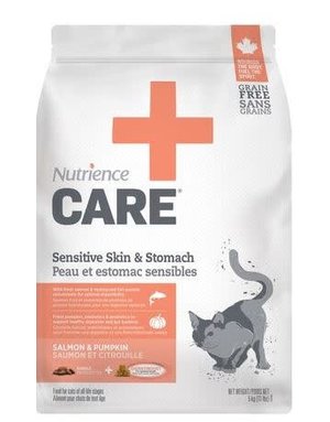 Nutrience Nutrience care+ chat peau et estomac sensible 11lb
