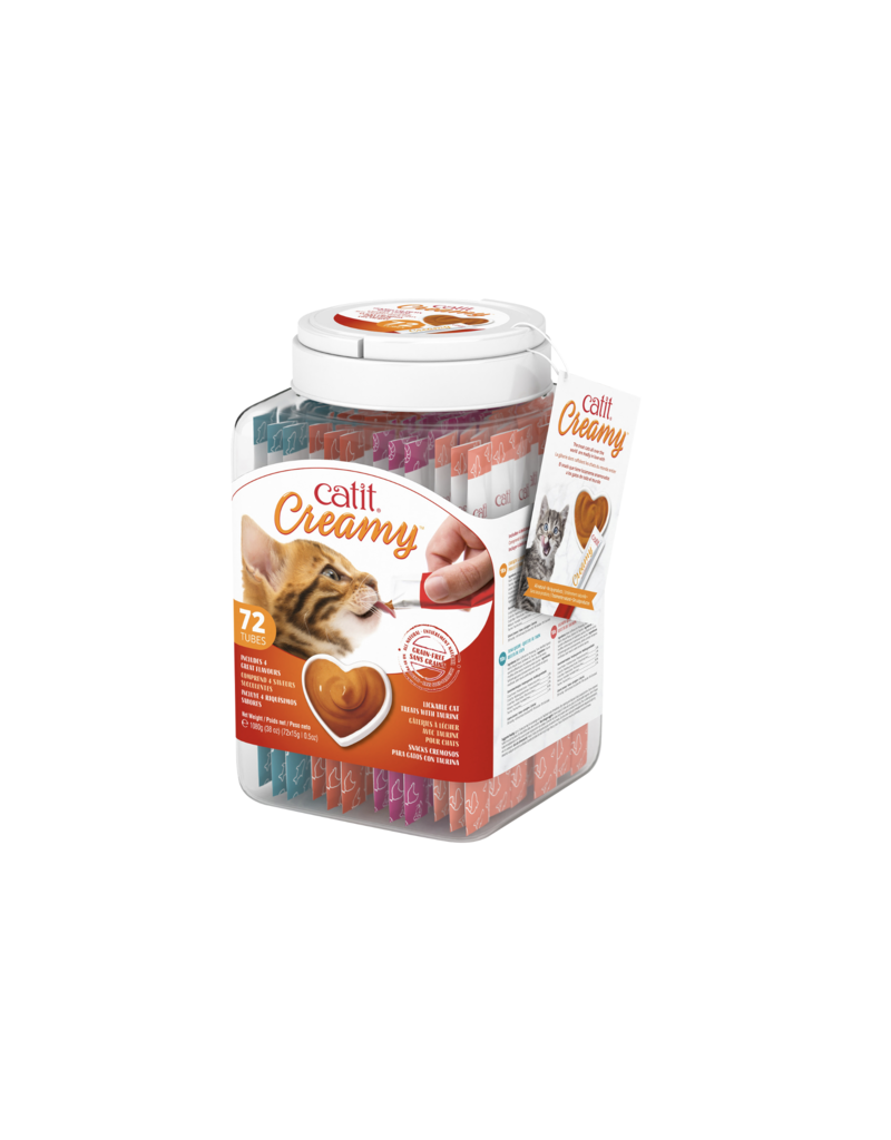 Catit Catit Creamy régal crémeux assortiments de saveurs 72x15g