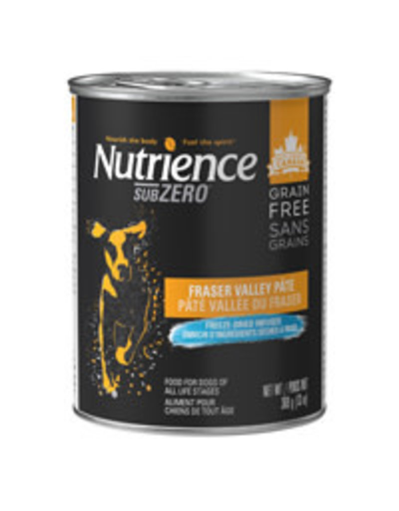 Nutrience Nutrience conserve chien subzero vallée du Fraser 369g (12)