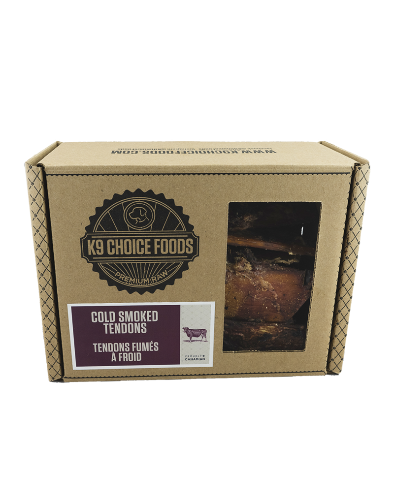 K9 K9 Choice Foods tendons de bœuf fumés à froid .