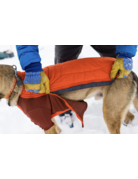 Ruffwear Ruffwear powder hound dog jacket persimmon jacket -