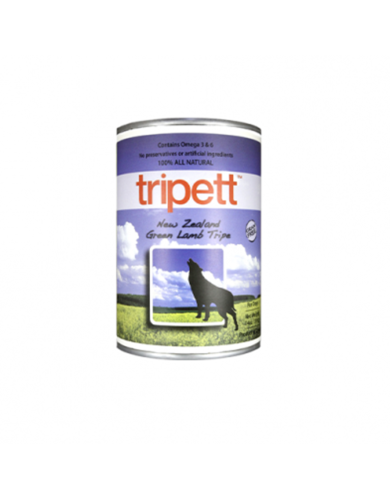 Tripett Tripett conserve de tripe verte à l'agneau pour chien 396 g (12)