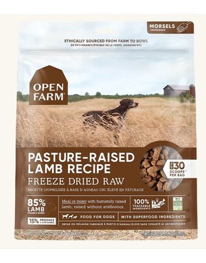 Open Farm Open Farm chien cru lyophilisé recette d'agneau