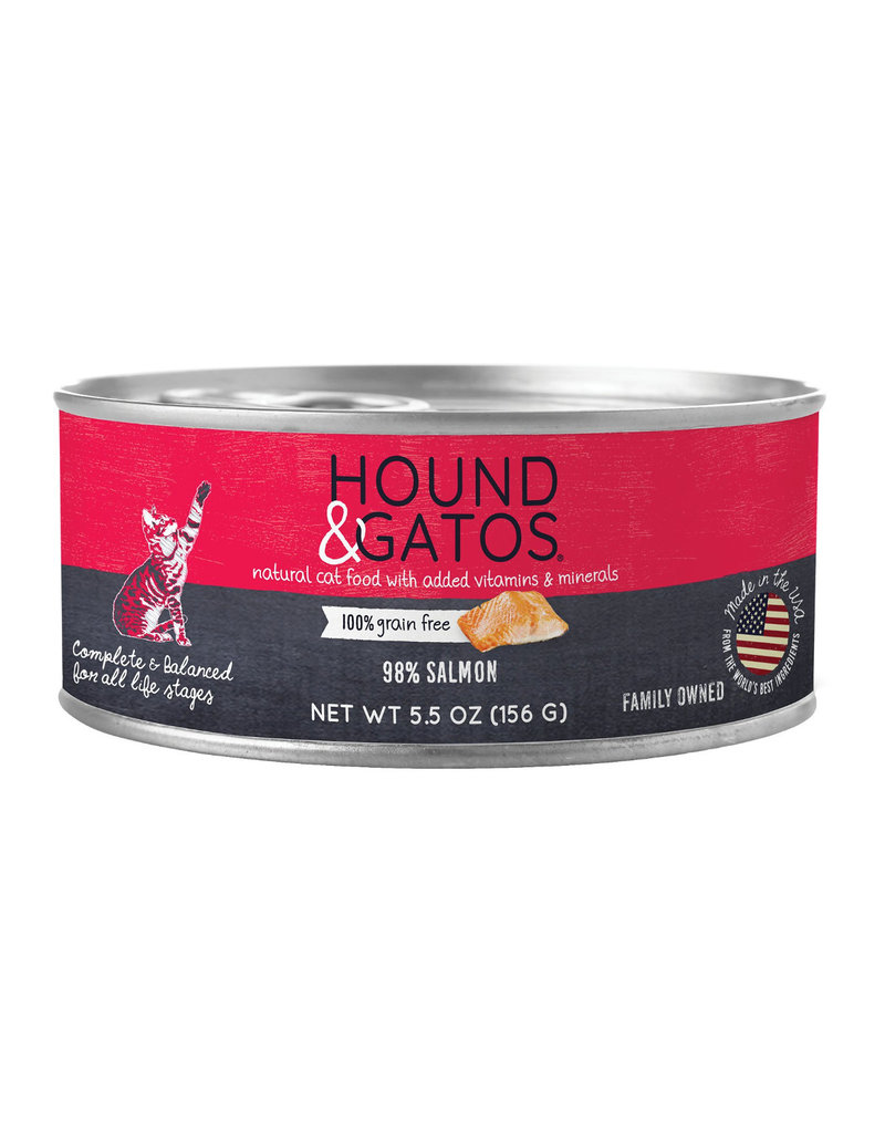 Hound&Gatos Hound&Gatos chat saumon 5.5oz (24)