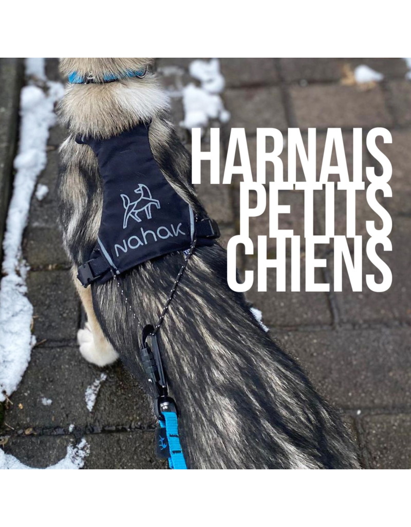 Nahak Nahak harnais de marche noir pour petits chiens