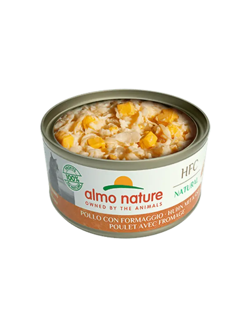 Almo Almo HQS complete chat poulet et fromage en sauce 70gr (24)