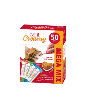 Catit Catit creamy à lécher mélange assorti (50)
