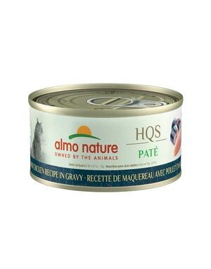 Almo Almo HQS natural chat - pâté maquereau avec poulet en sauce 70g (24)