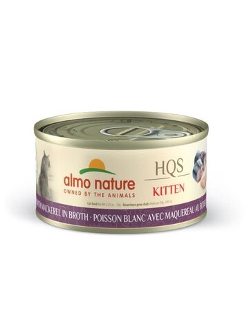 Almo Almo HQS natural chat - pâté maquereau avec poisson blanc en sauce 70g (24)