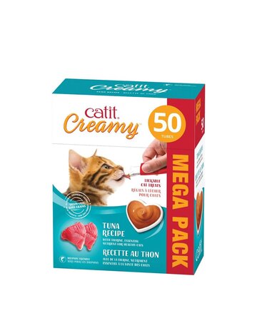 Catit Creamy régal crémeux thon 50x15g