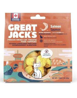 Canadian Jerky Canadian Jerky Great Jack's chat saumon lyophilisé 3oz